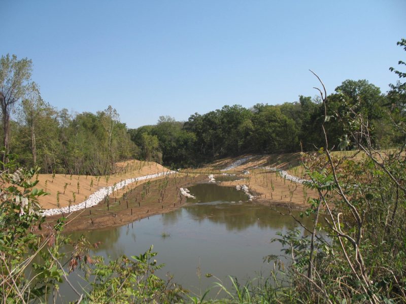 Polecat Creek Channel Relocation And Restoration Project Lmrk Engineering